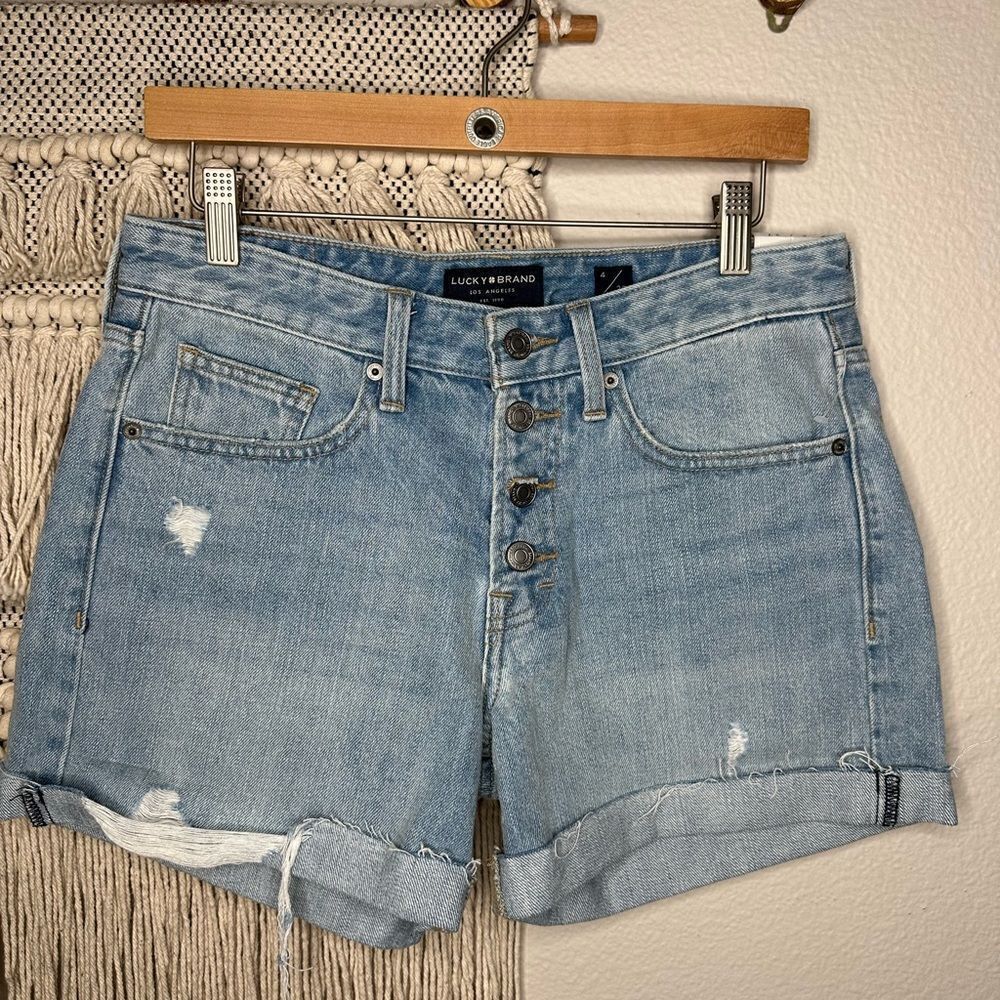 Lucky Brand Boyfriend Jean Shorts size 4 (27)